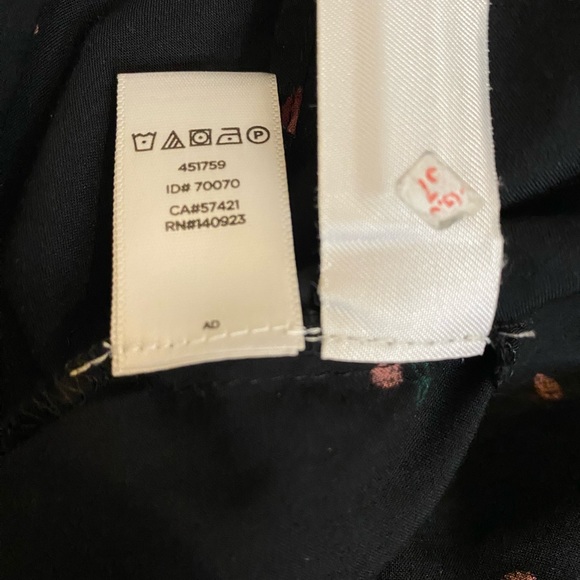 Loft floral tiered midi dress M - Picture 6 of 10